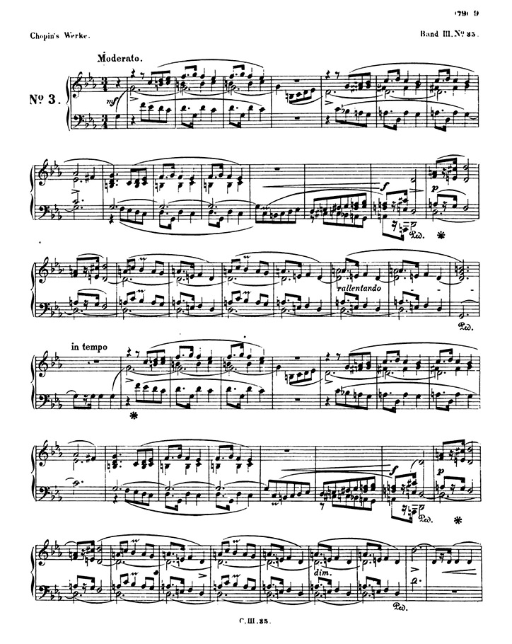 ショパン：マズルカ第35番 Op.56 No.3 / ブライトコプフ・ウント・ヘルテル サンプル