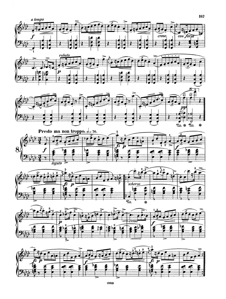 ショパン：マズルカ第8番 Op.7 No.4 / ボーテ・アンド・ボック サンプル