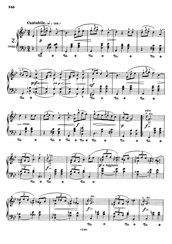 ショパン：マズルカ第43番 Op.67 No.2 / ボーテ・アンド・ボック サンプル