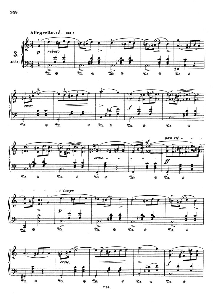 ショパン：マズルカ第44番 Op.67 No.3 / ボーテ・アンド・ボック サンプル