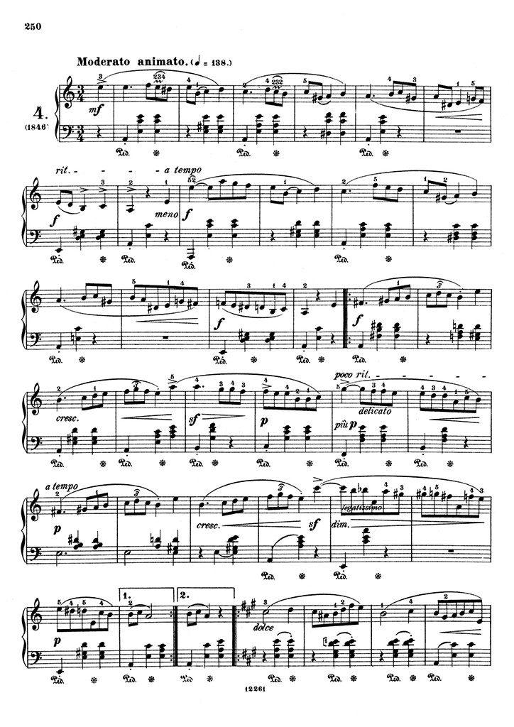 ショパン：マズルカ第45番 Op.67 No.4 / ボーテ・アンド・ボック サンプル