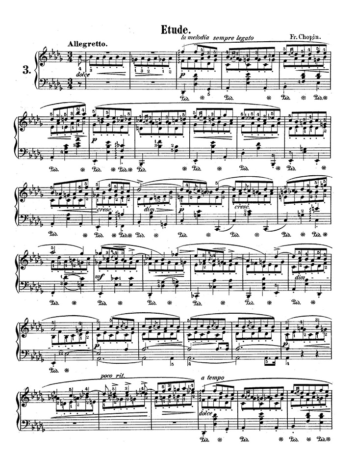 ショパン：3つの新練習曲 第3番 B.130 KK IIb.3 No.3 / ボーテ・アンド・ボック サンプル