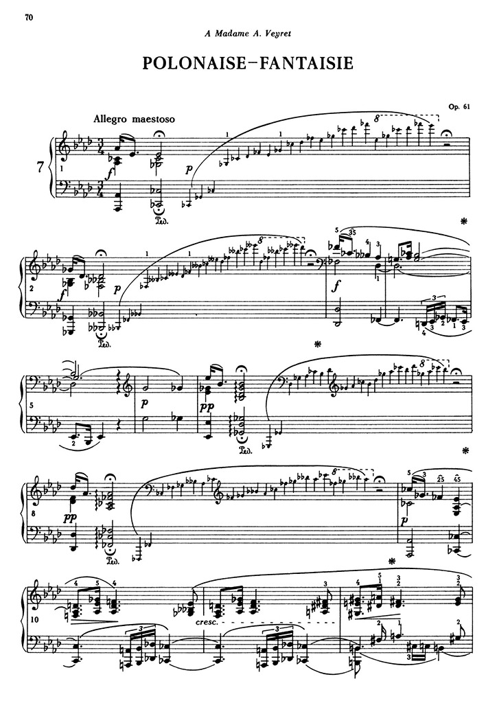 ショパン：ポロネーズ第7番『幻想』Op.61 / パデレフスキ サンプル