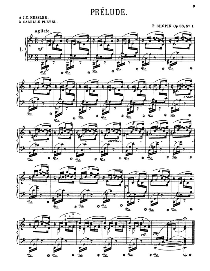 ショパン：24の前奏曲 Op.28 第1番 / シャーマー サンプル