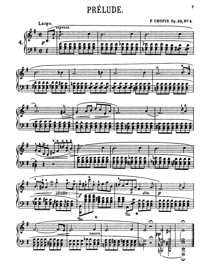ショパン：24の前奏曲 Op.28 第4番 / シャーマー サンプル