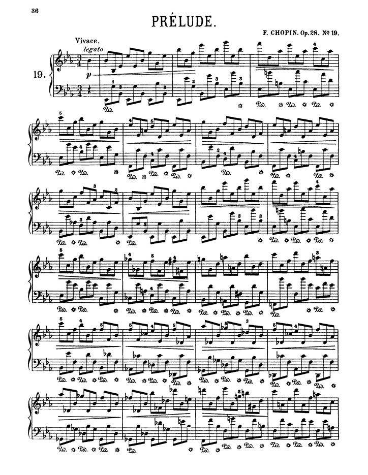 ショパン：24の前奏曲 Op.28 第19番 / シャーマー サンプル